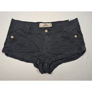 Hollister Slouchy Short Women 5 W27 Super Low Rise Relaxed Fit Booty Indie Micro